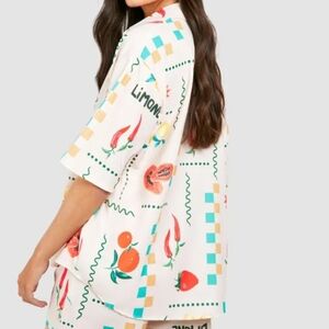 Boohoo Multi Color Print
